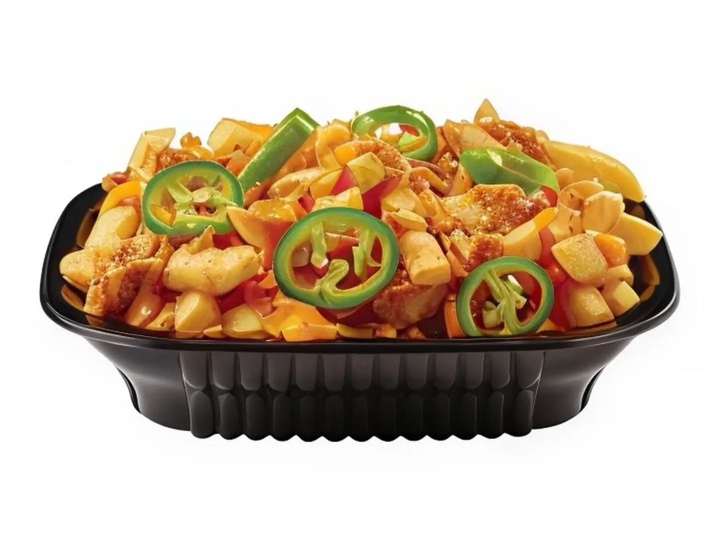 Cheese Potato With Jalapeno And Chicken