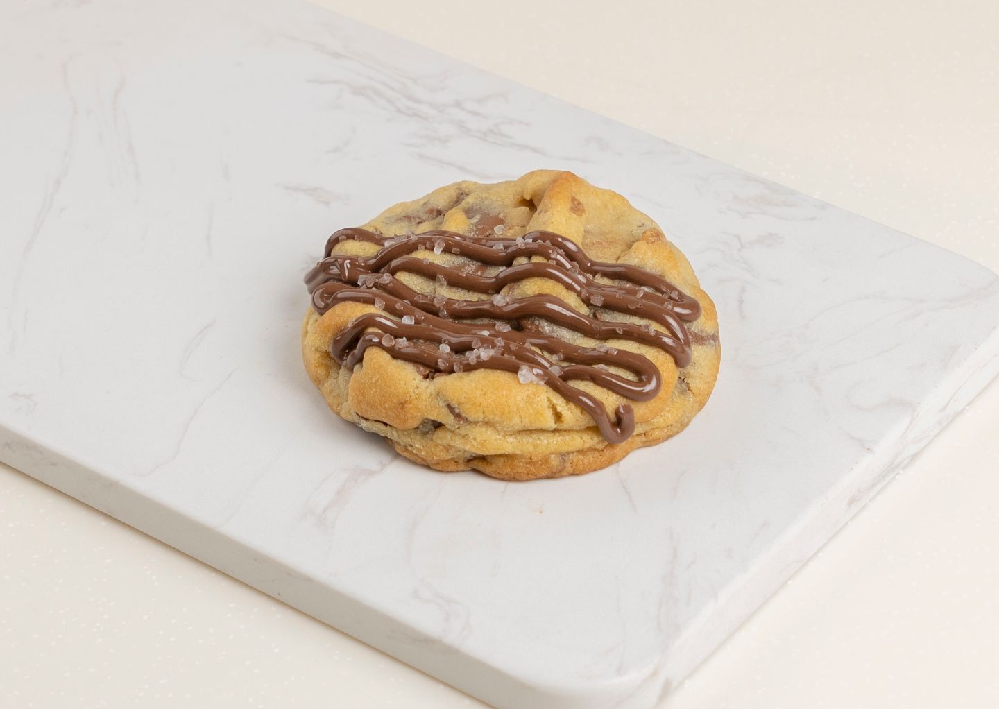 Nutella Cookies With Sea Salt