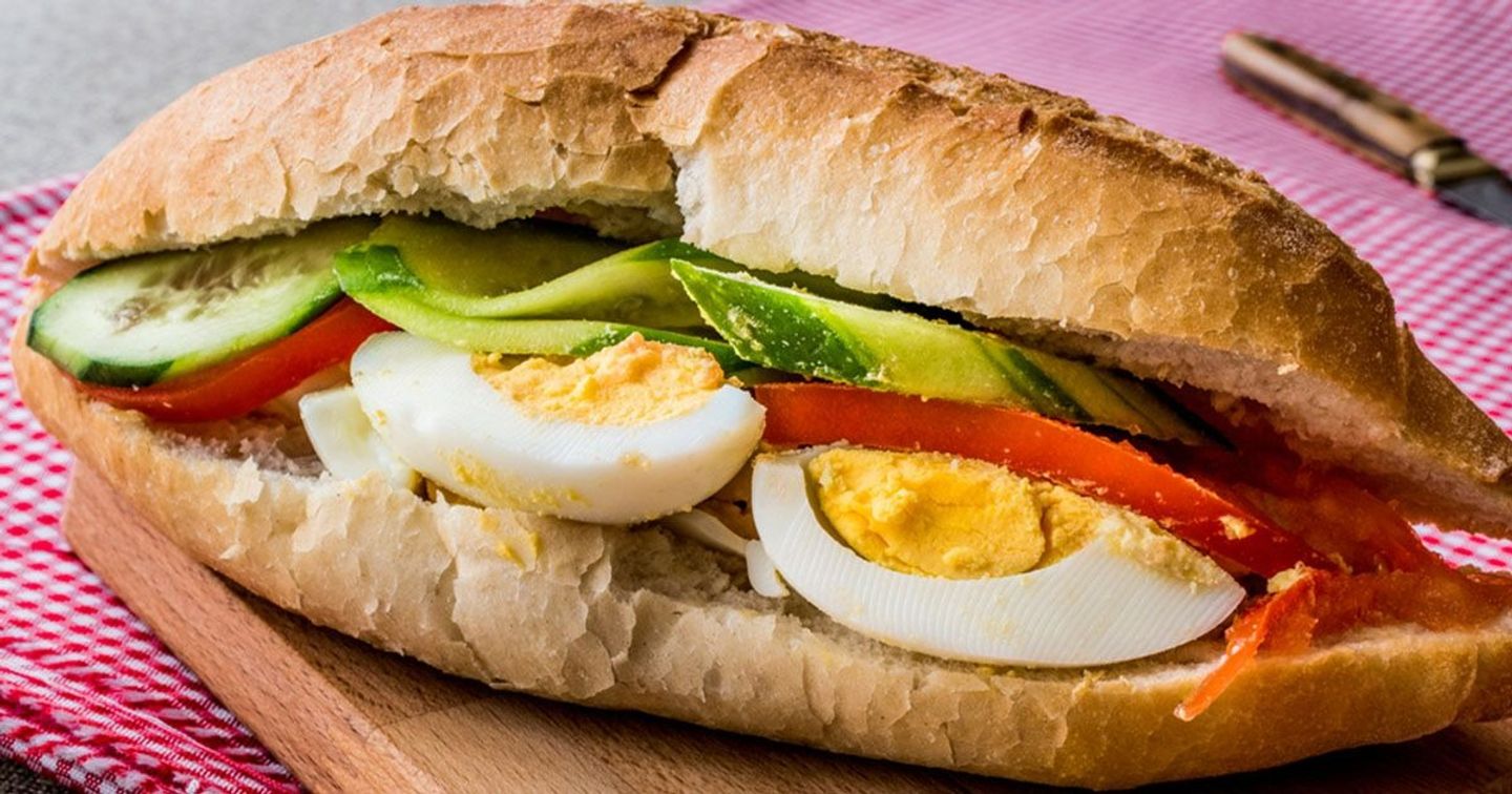 Boiled Egg Sandwich