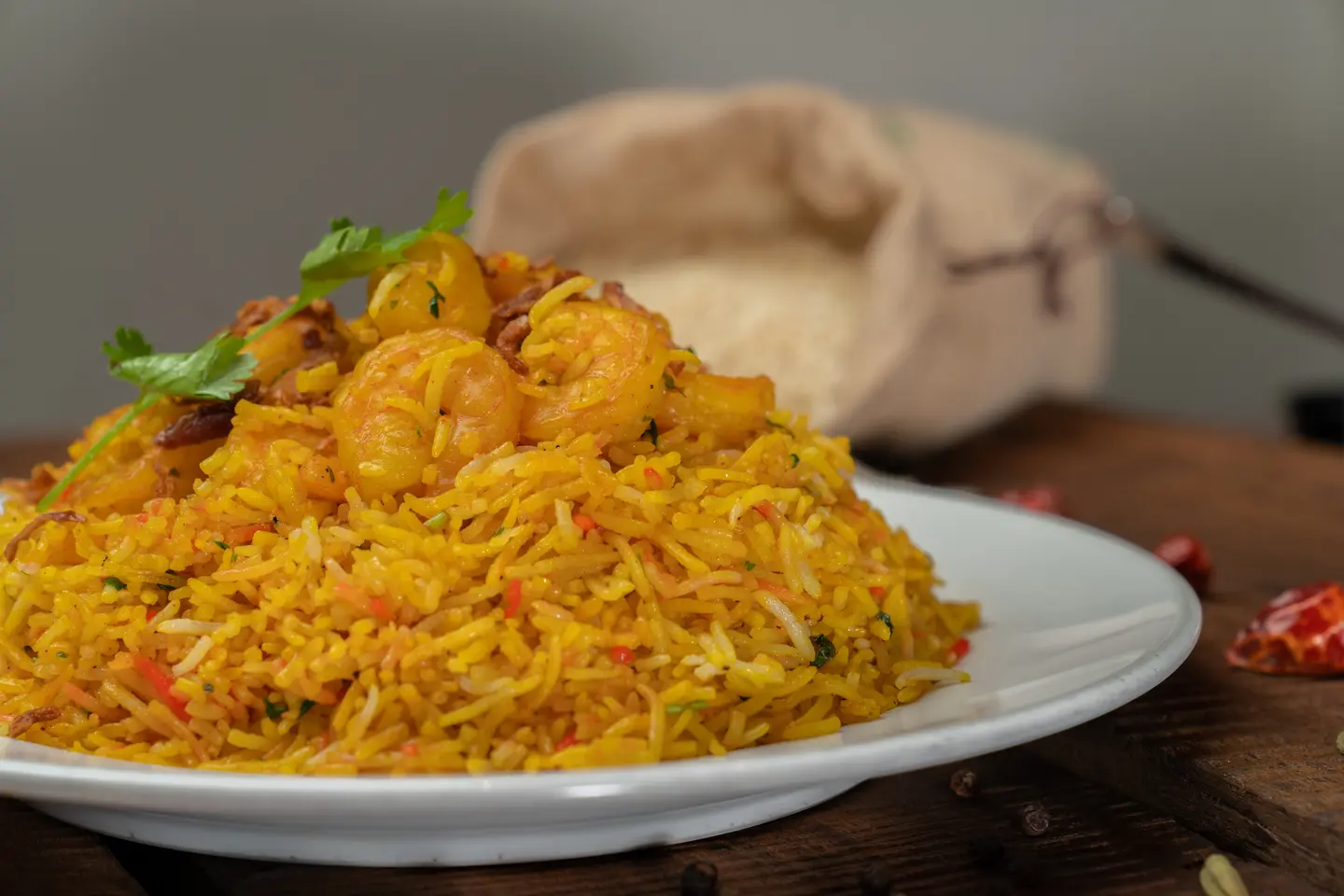Jhinga Biryani