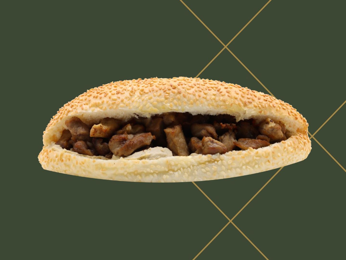 كعك حمص باللحمه