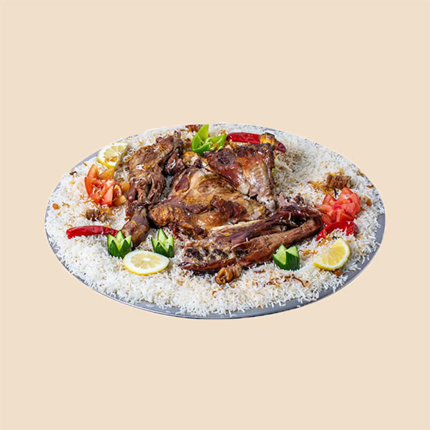 ربع تيس لحم حنيذ