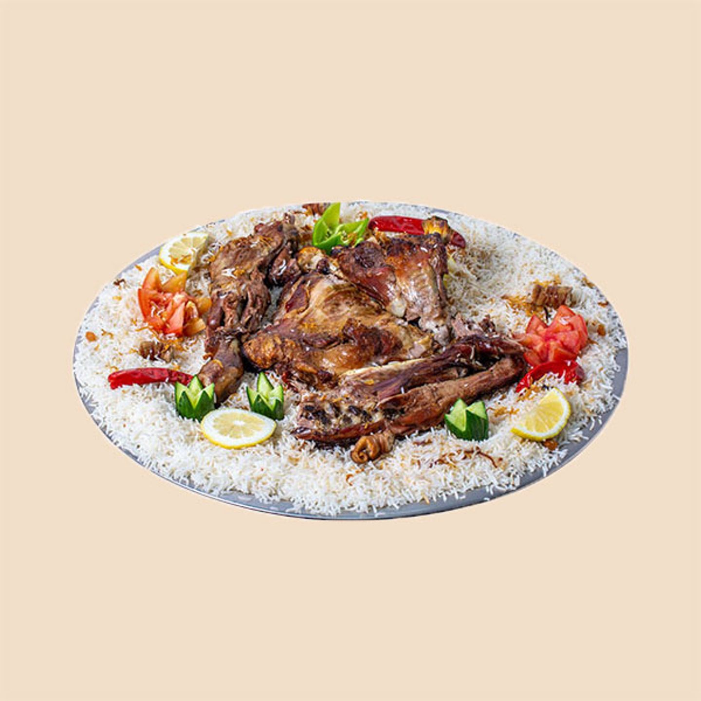 ربع تيس لحم حنيذ