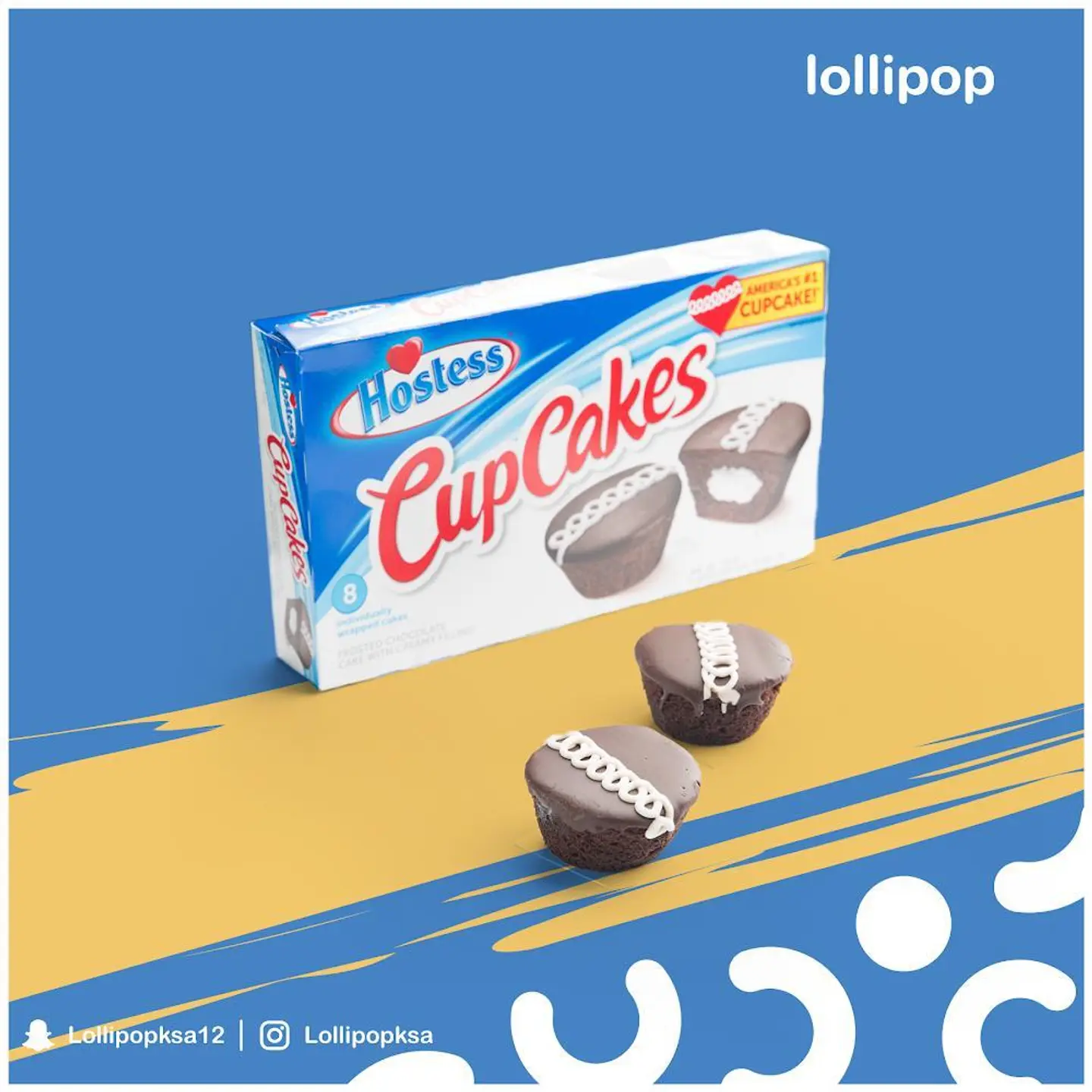 Hostess Cup Cake 2 Pc No Box