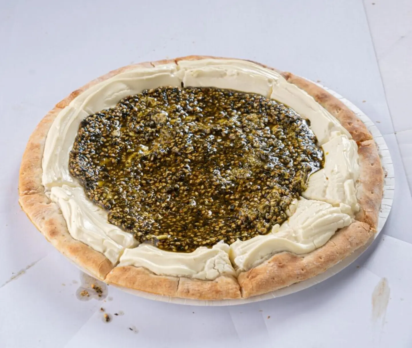 فطيرة لبنه زعتر