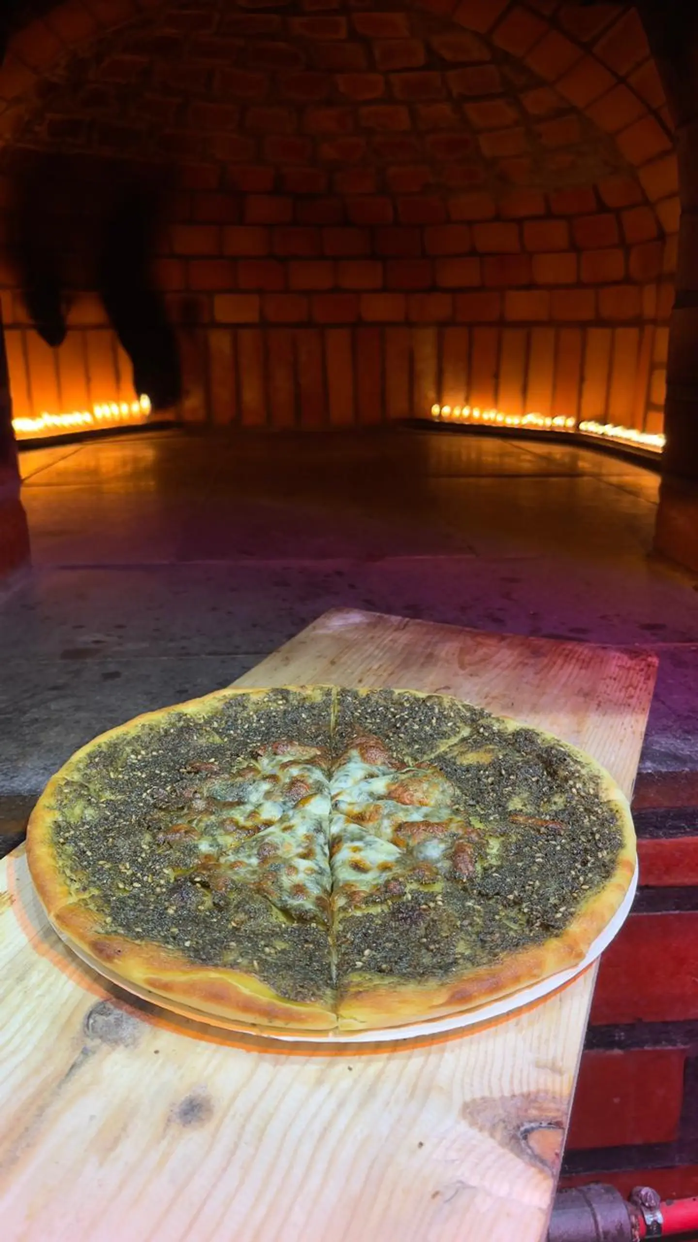 Cheese Zaatar Pizza