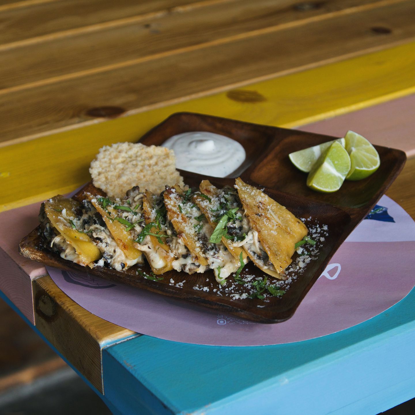 Mushroom Quesadilla