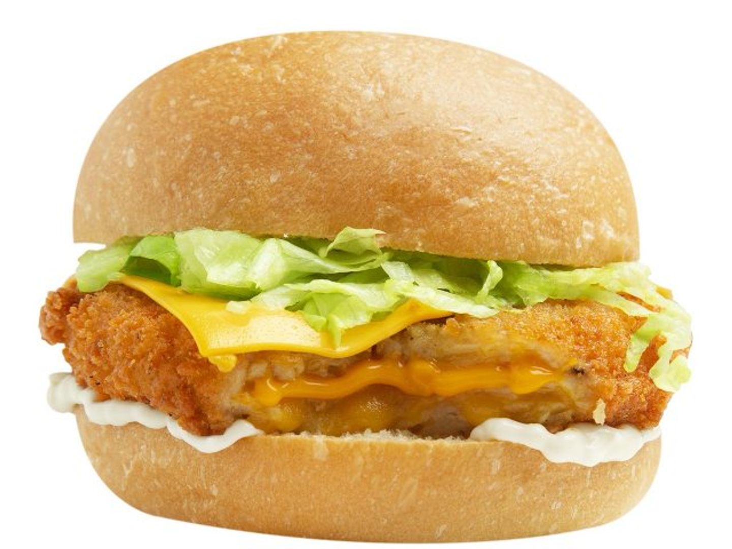 Cheesy Crispy Chicken Burger - Regular