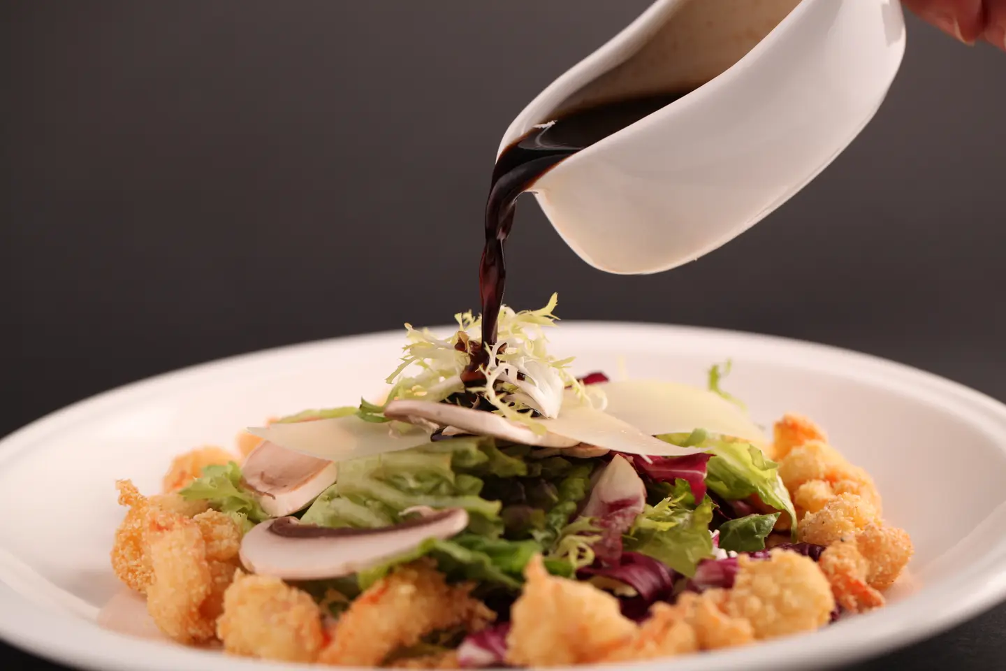 Fried Shrimp Salad