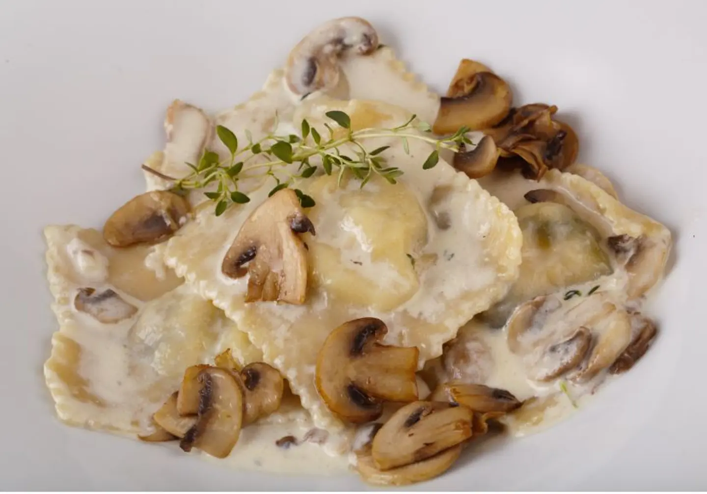 Spinach And Mushroom Ravioli