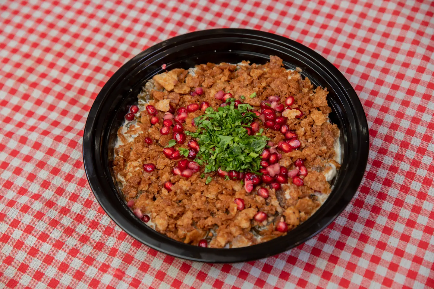 Pomegranate Grape Leaves Fatteh - Small