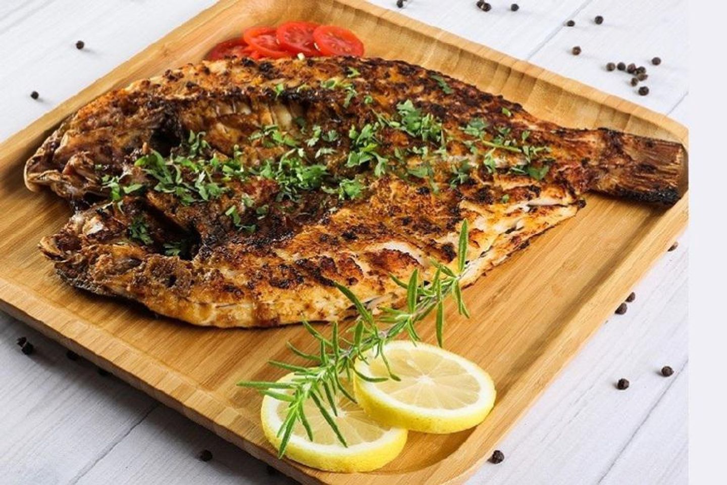 سمك ناجل مشوي
