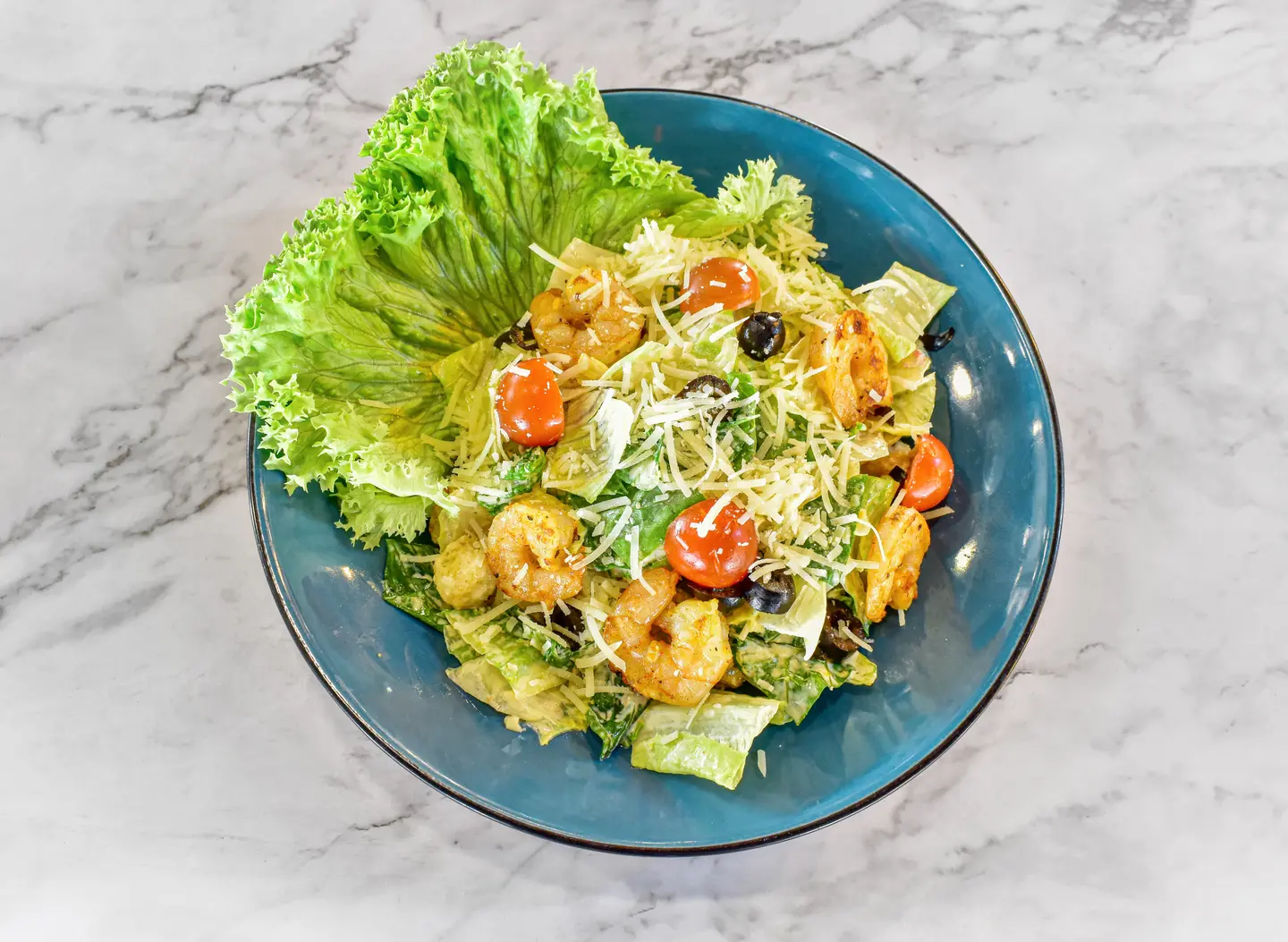 Caesar Salad With Shrimp