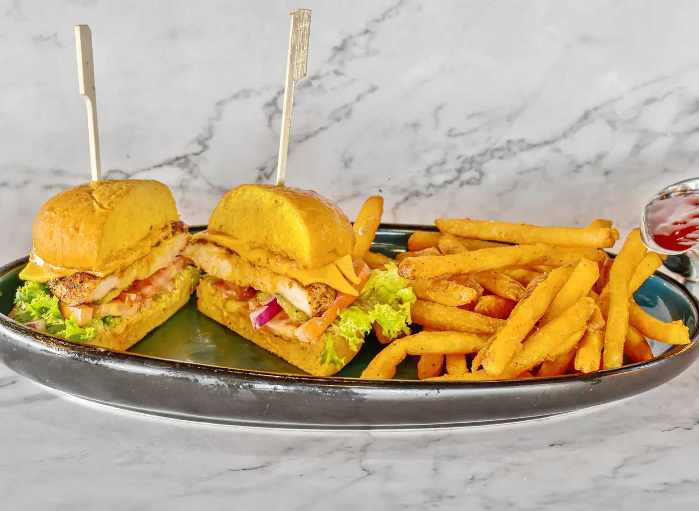 Cajun Chicken Burger