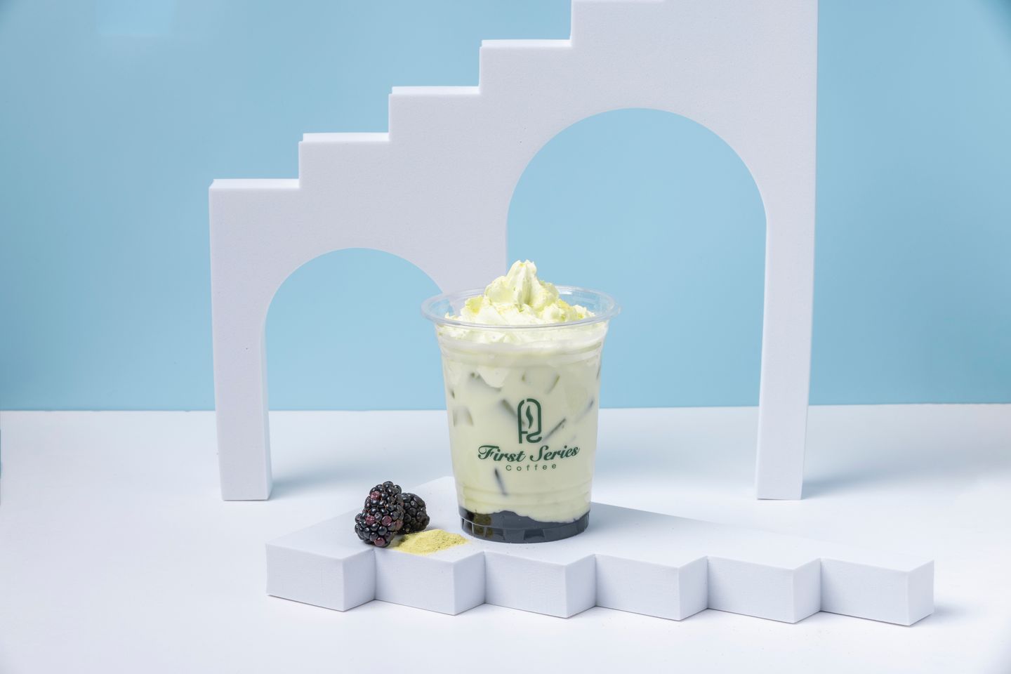 Dalgona Matcha Bberry
