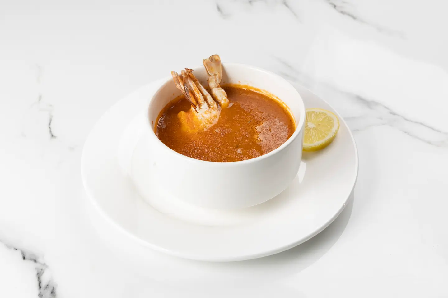 شوربة سي فود حمراء