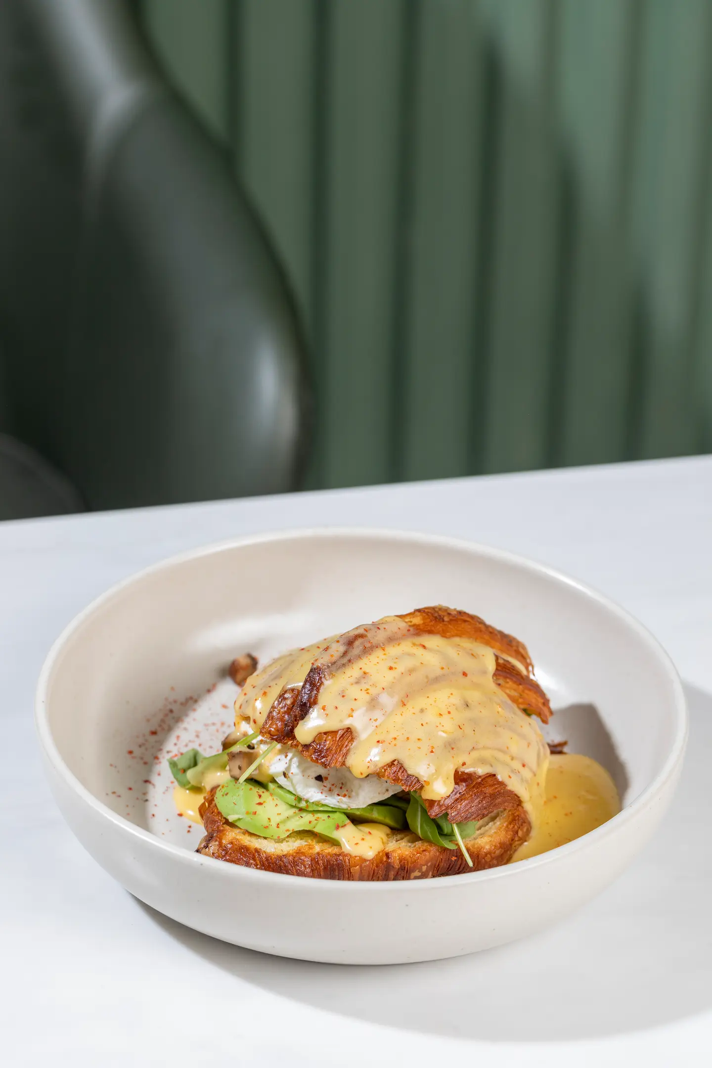 Croissant Egg Benedict
