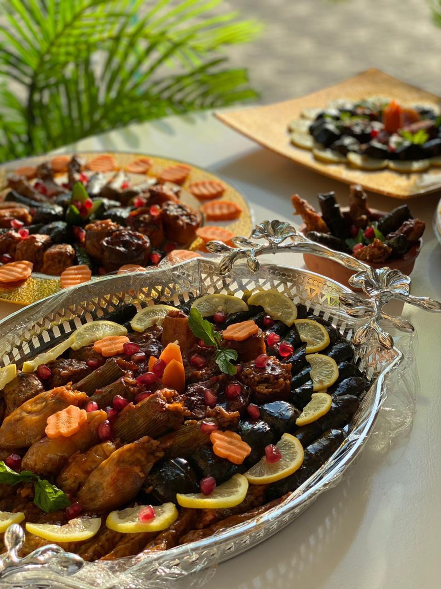 صينيه مناسبات فاخرة - صينيه مناسبات فاخرة حجم صغير