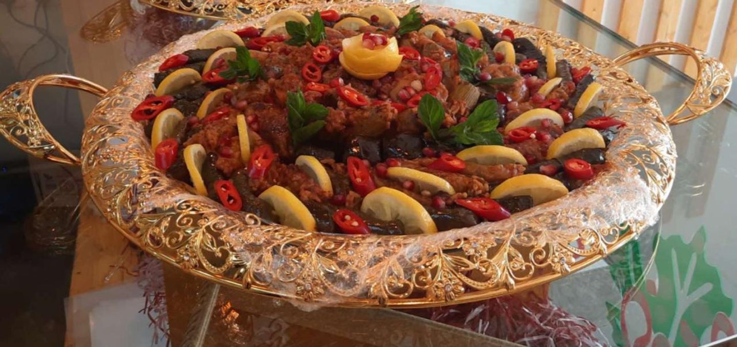صينيه مناسبات فاخرة - صينيه مناسبات فاخرة حجم كبير