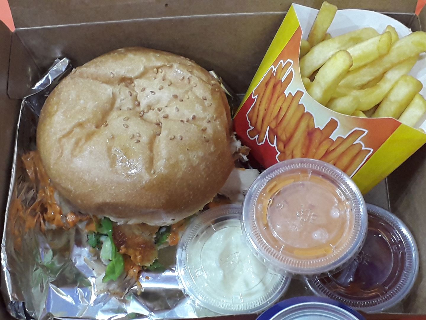 Shawarma Burger Meal