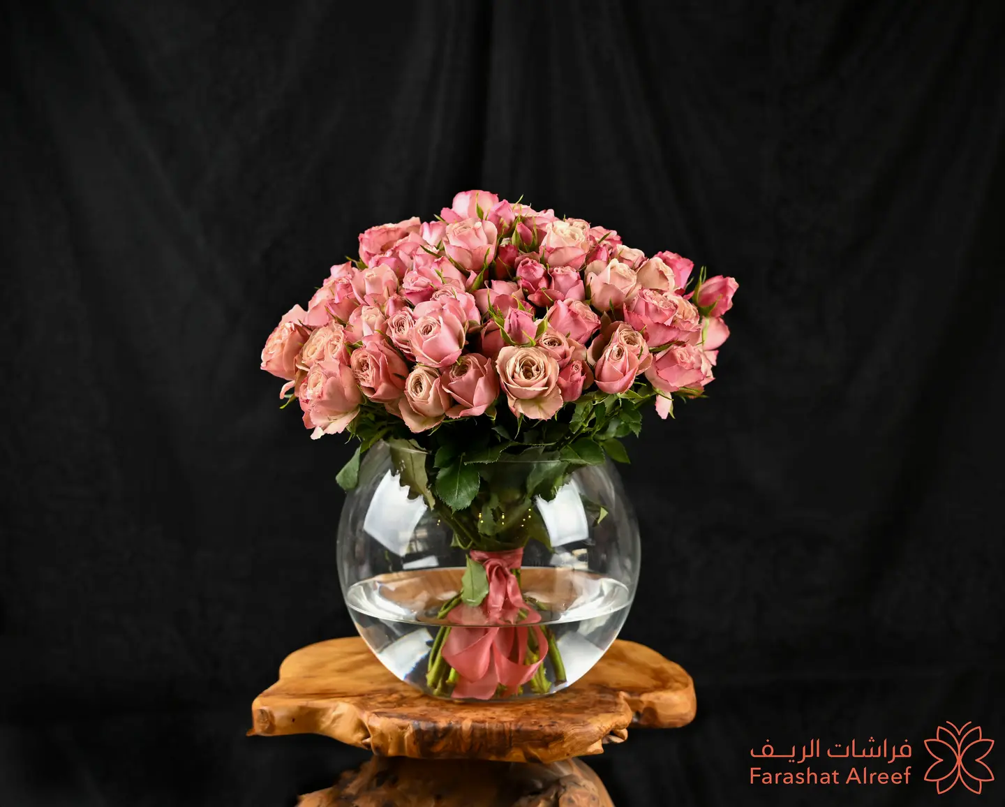Pink Baby Rose Vase
