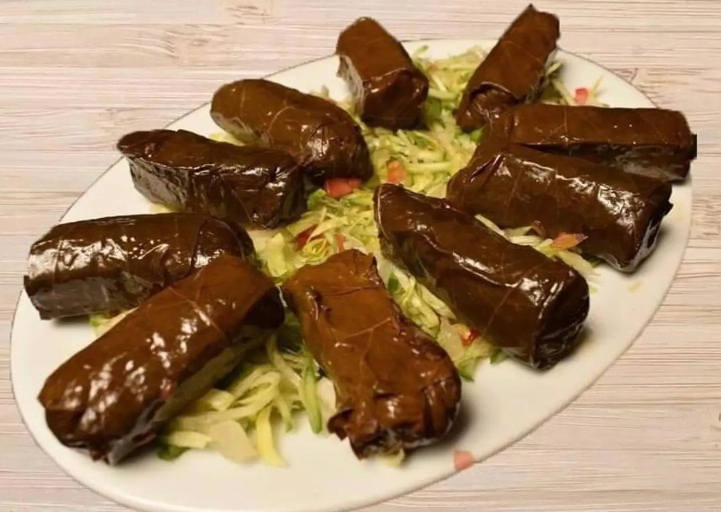 Grape Leaf Plate