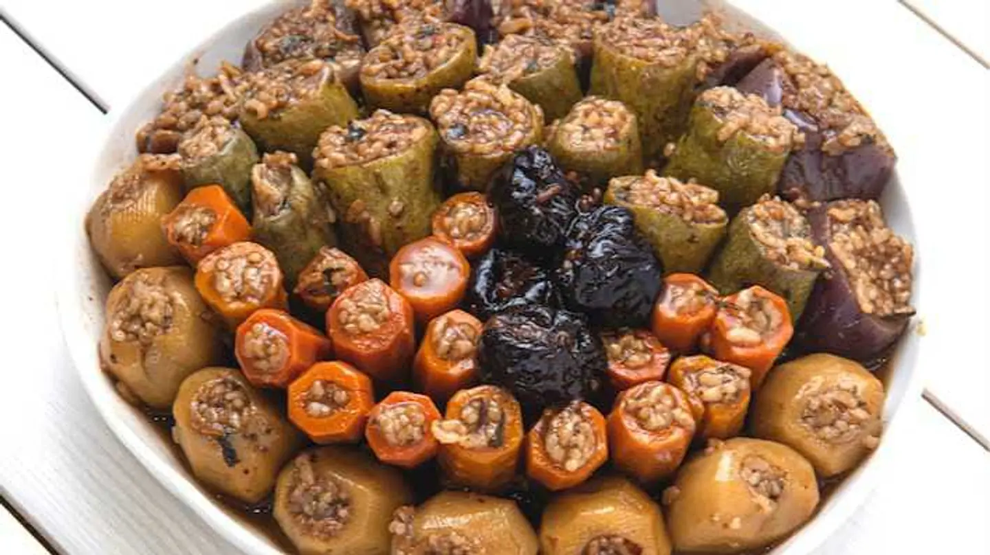 Mixed Stuffed Vegetables Plate