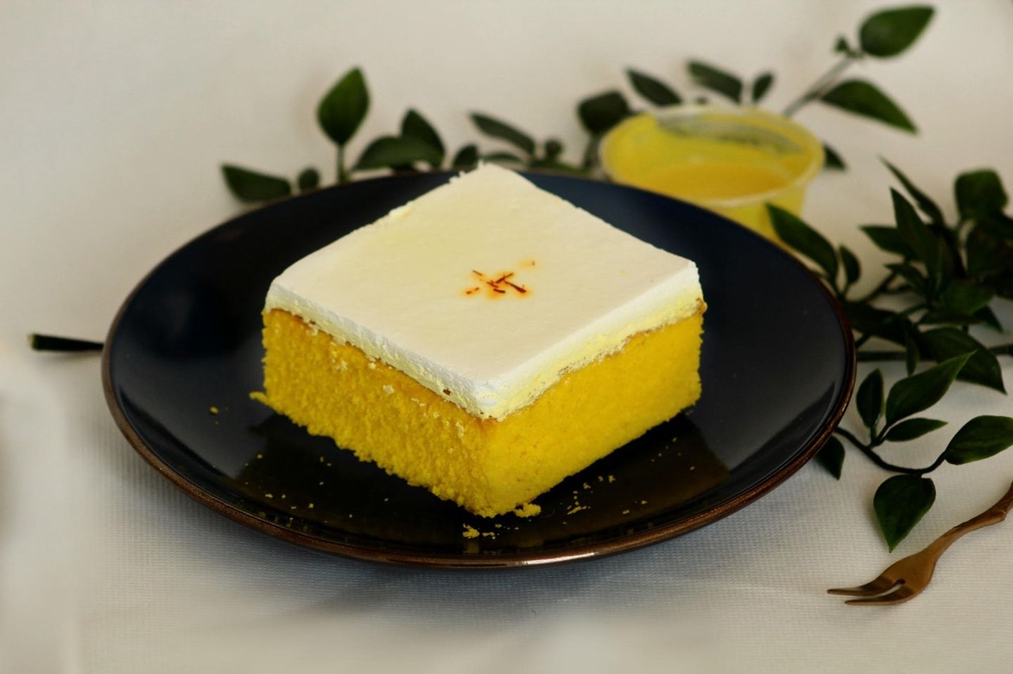 كيكة الزعفران