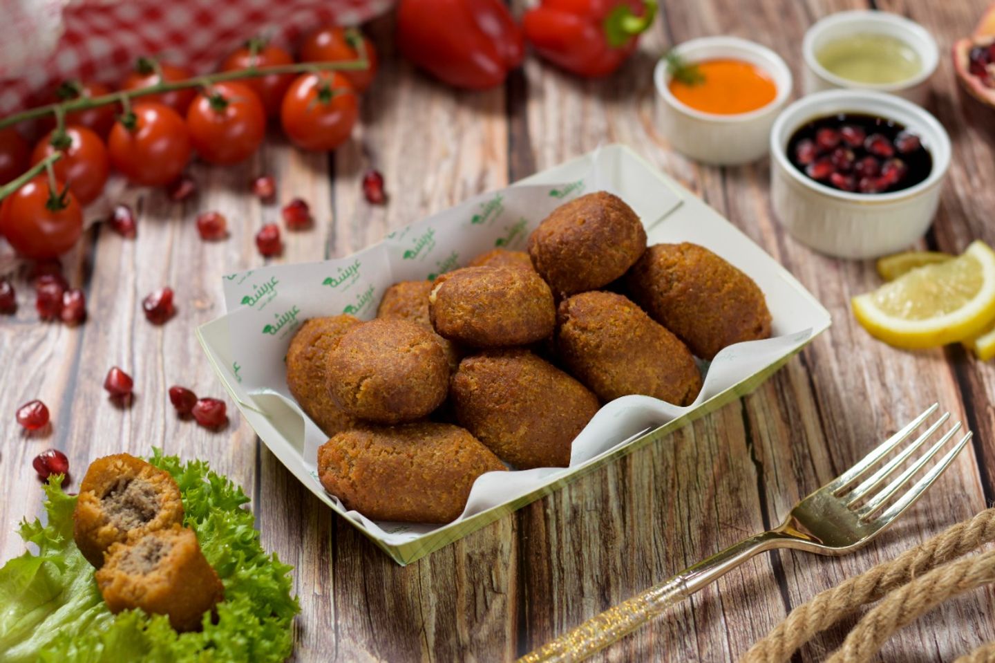 كبة دجاج - وسط