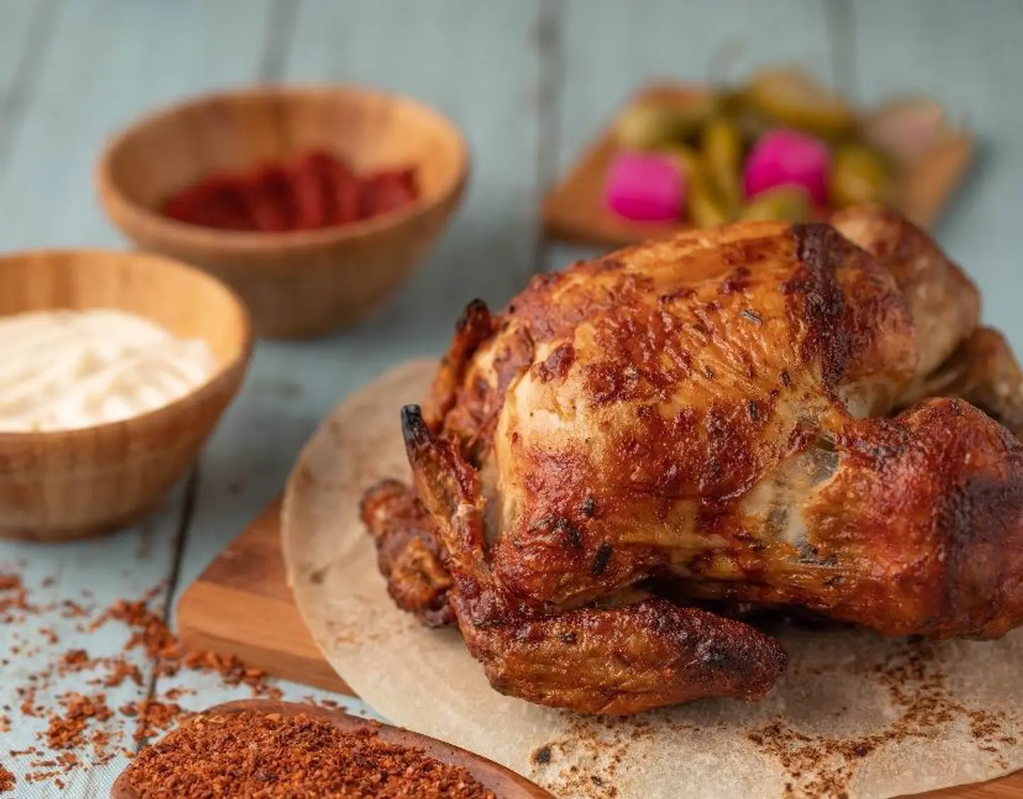Half Grilled Chicken