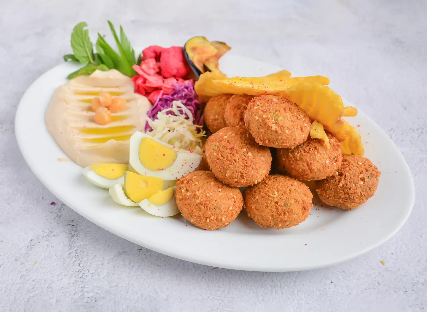 صحن فلافل