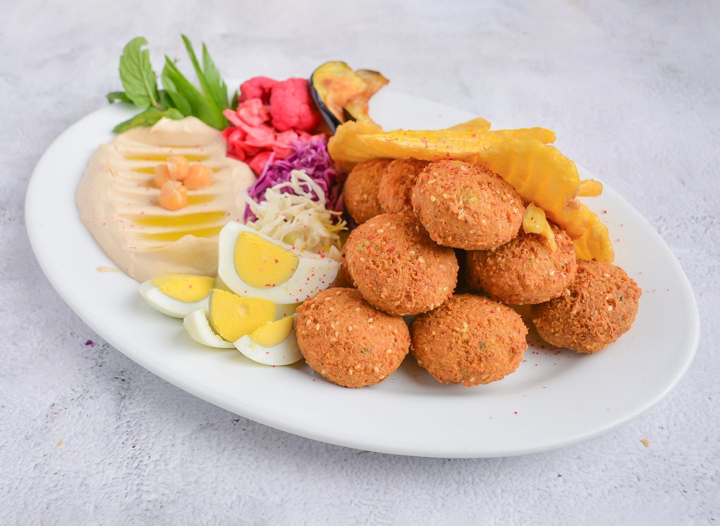 صحن فلافل