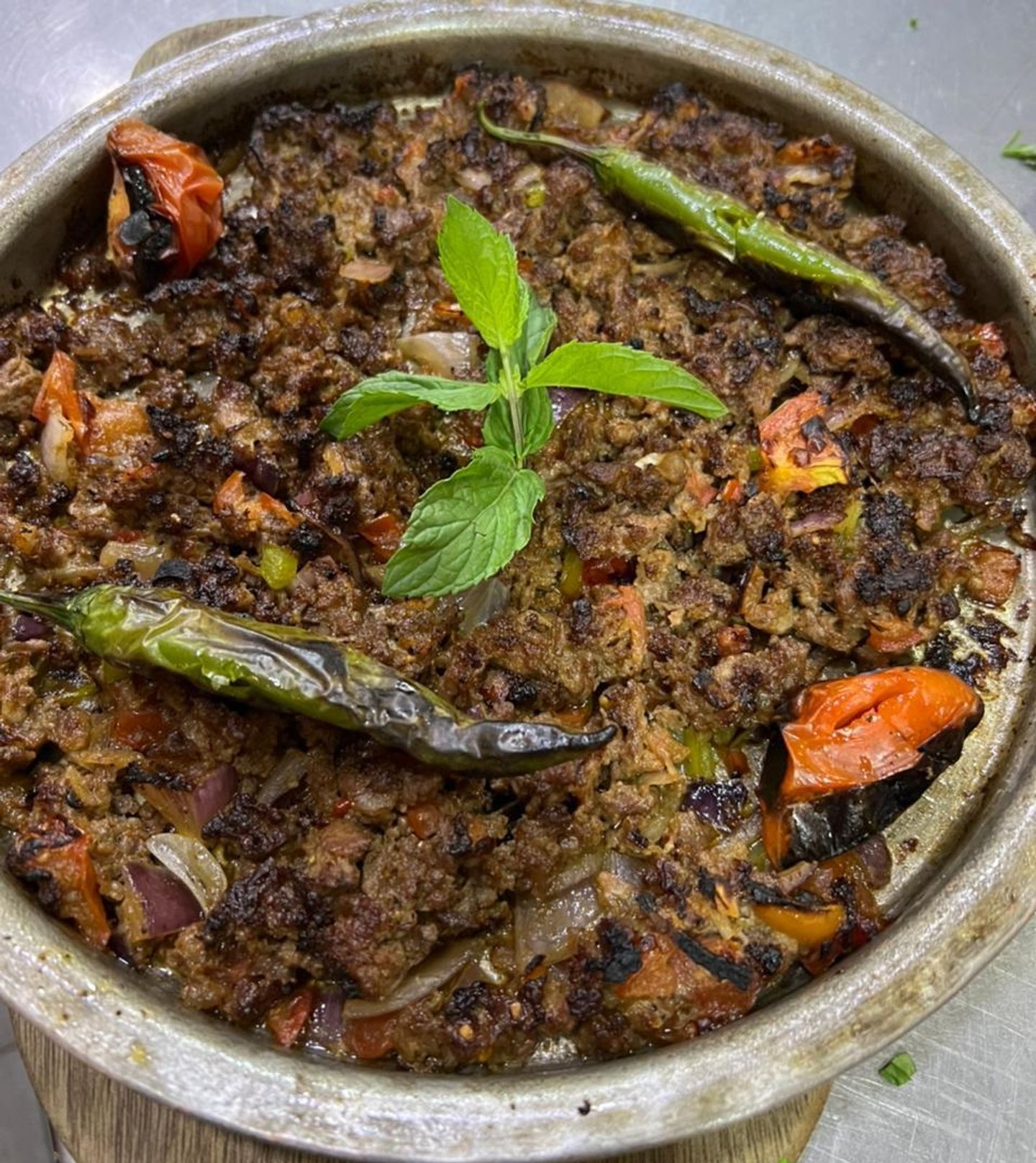 Grilled Mujrmash Oven Tawa