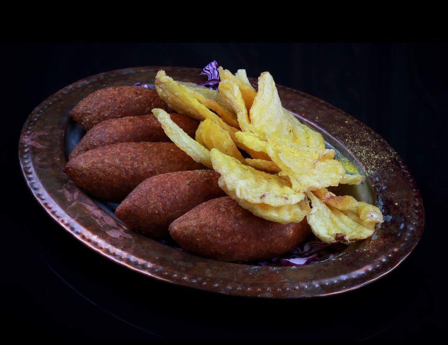 Meat Kebbeh Plate