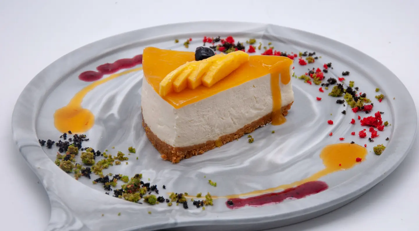 تشيز كيك بالمانجو