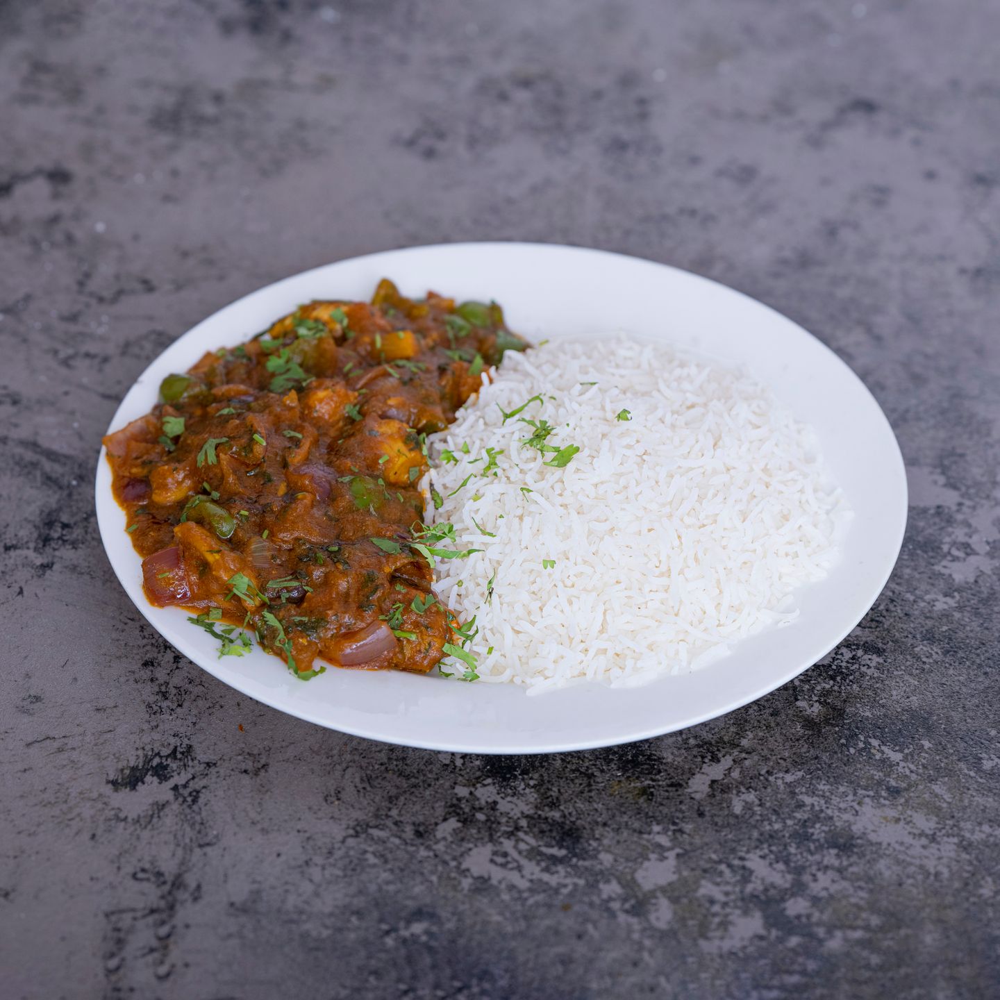 Fish Shashlic With Rice