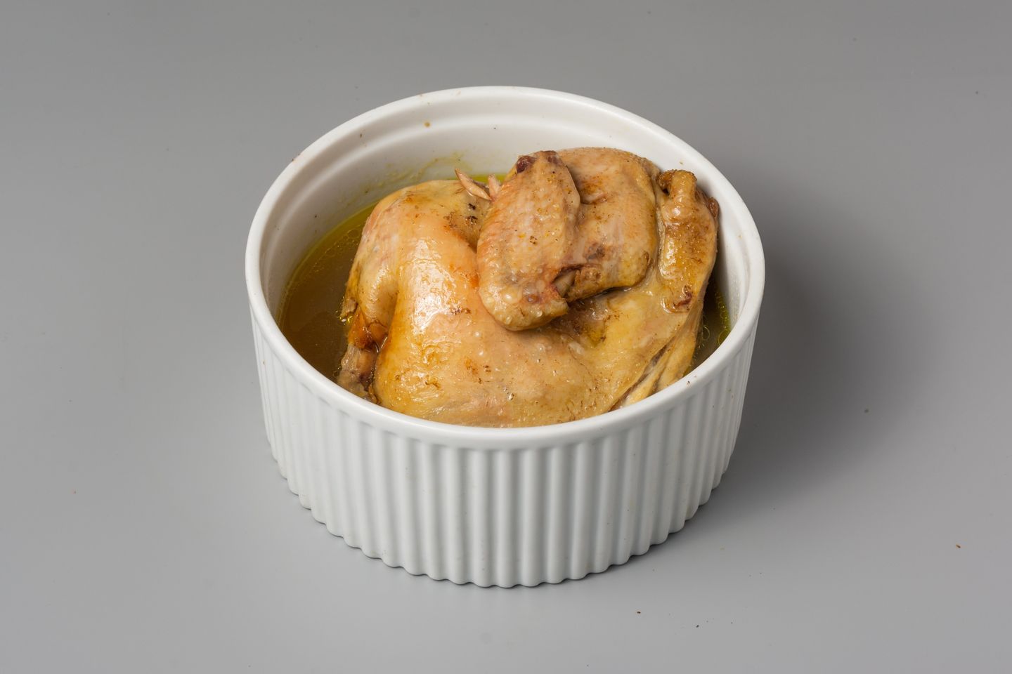نص دجاجة مسلوق سادة
