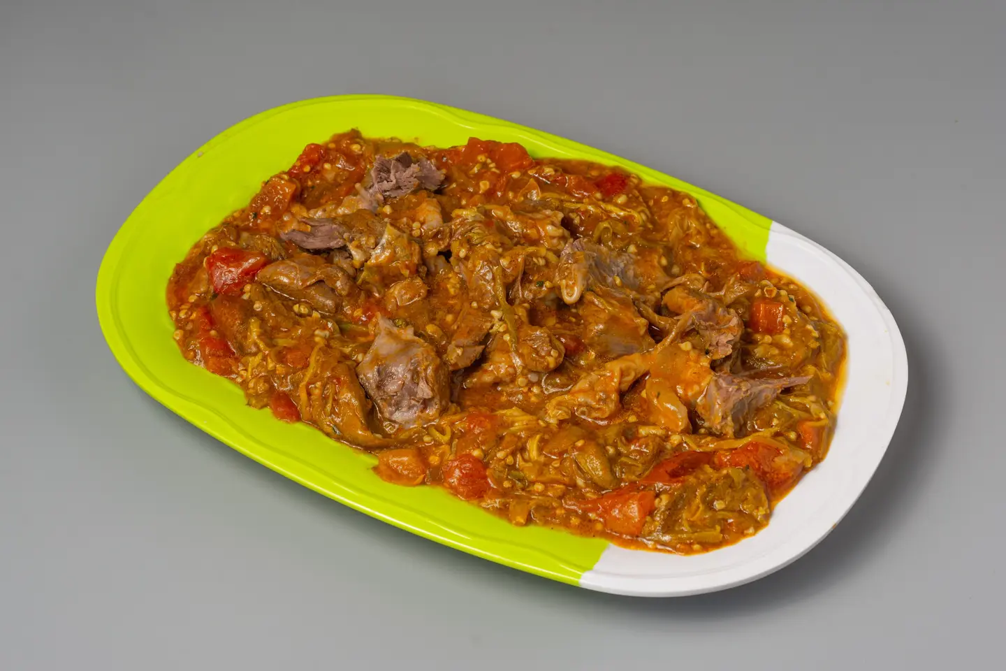 كشنة بامية باللحم