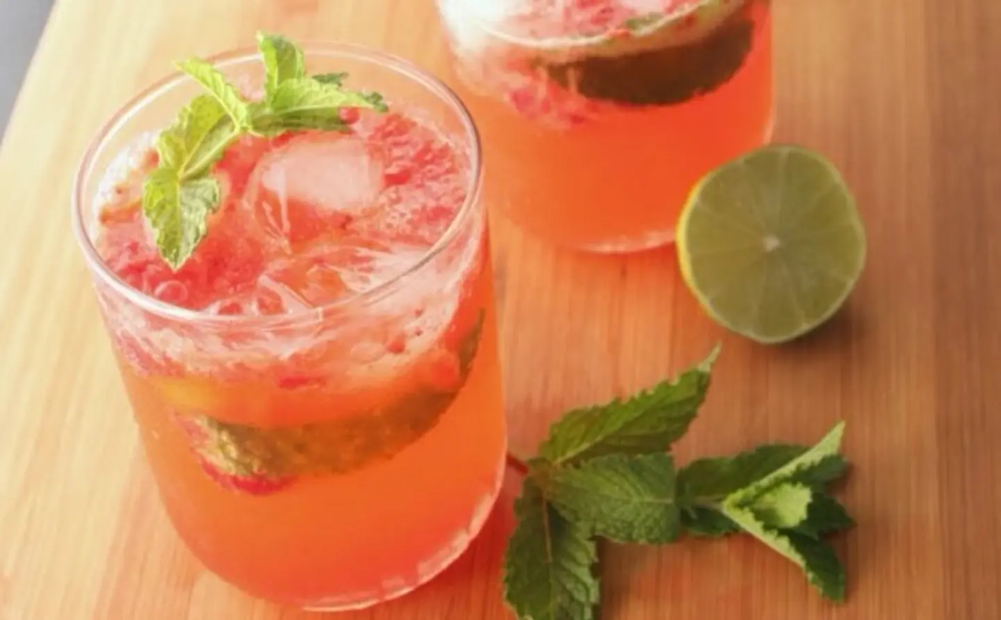 Mix Black With Syrup Strawberry