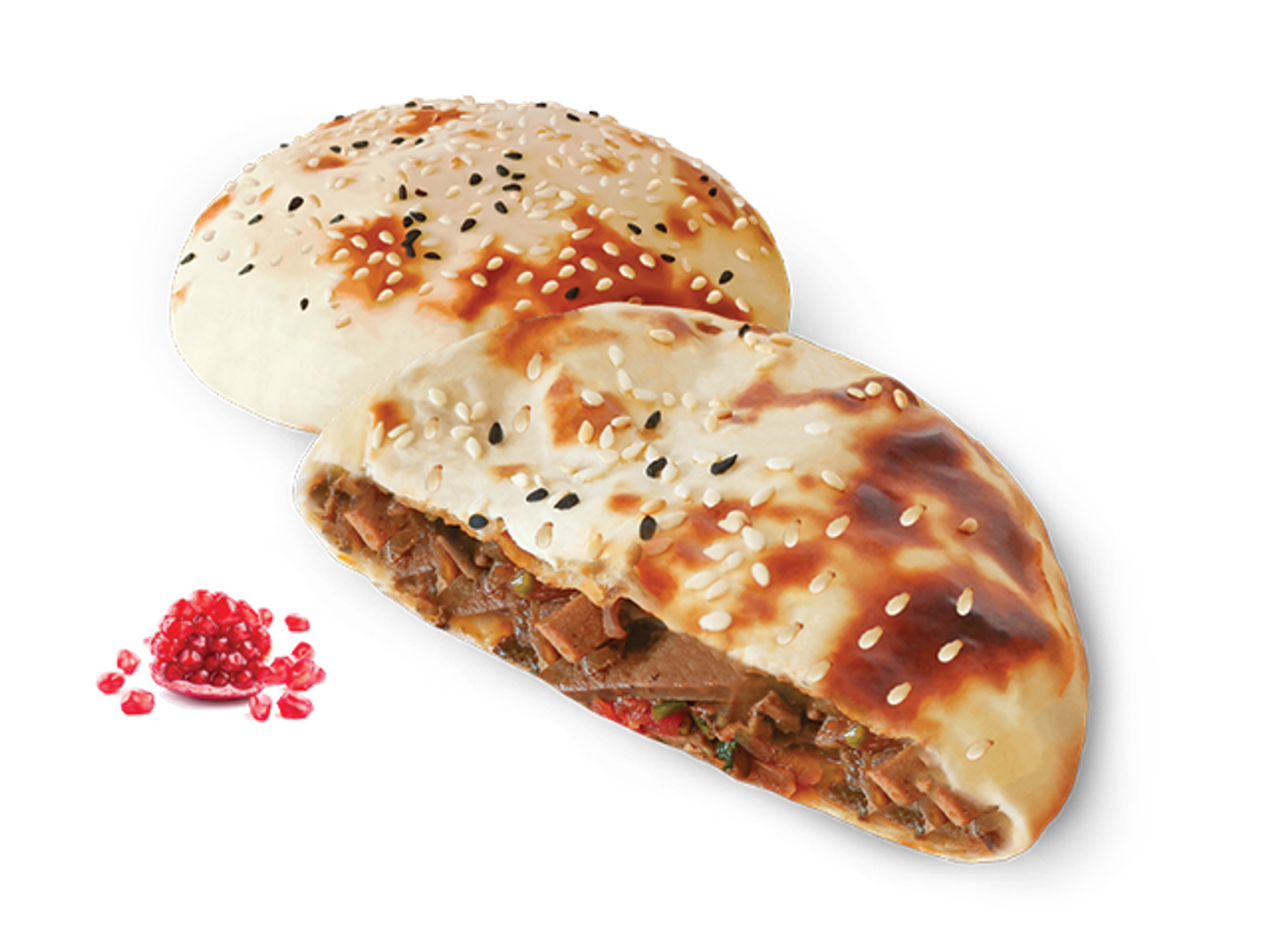 Liver Sandwich With Pomegranate Molasses