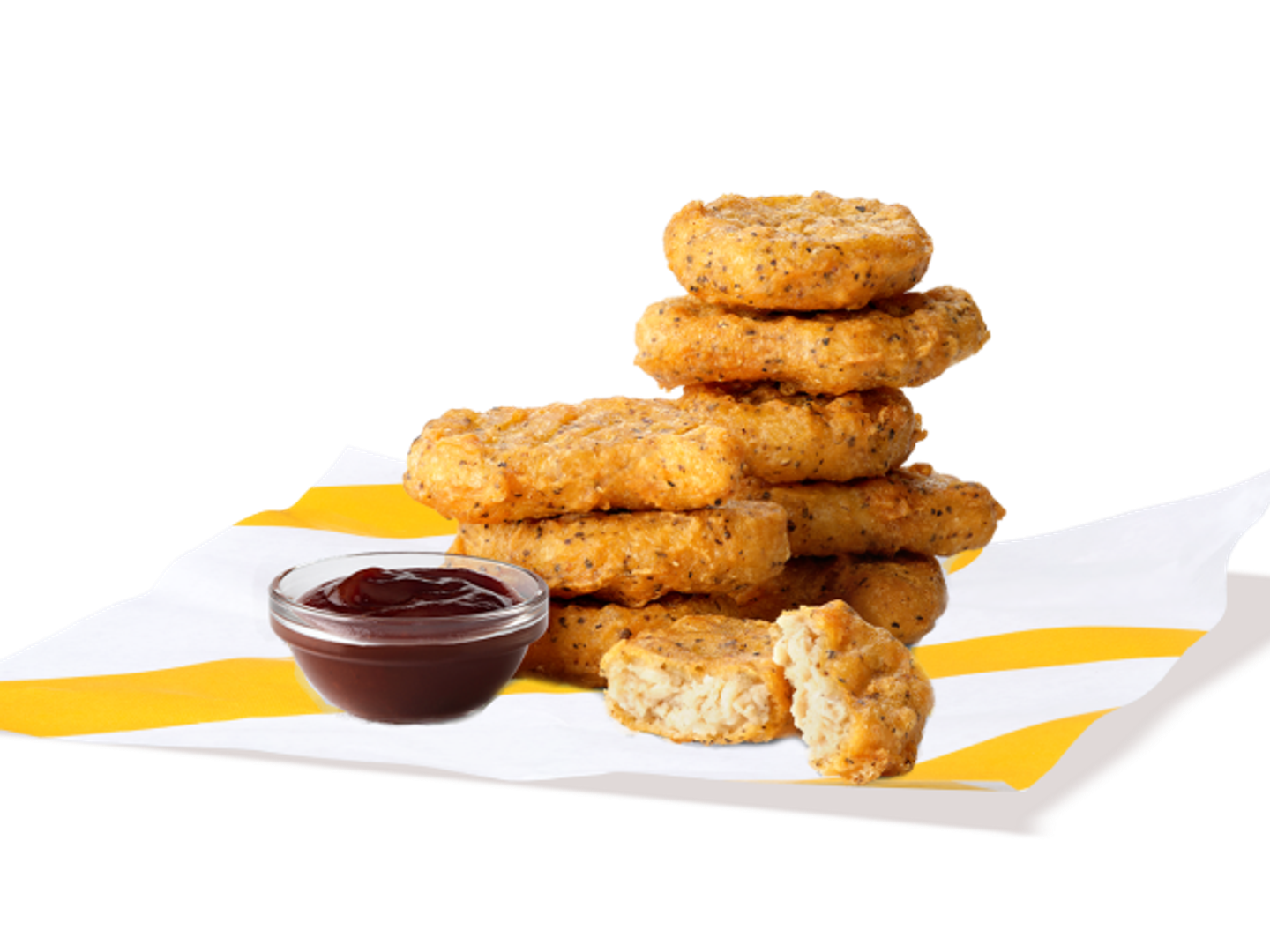 ٩ قطع موراساكي تشيكن ماك ناجتس بالثوم