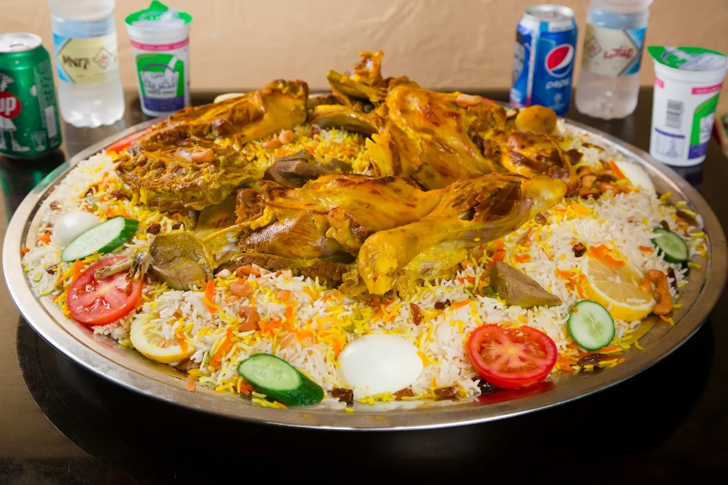 نص ذبيحة مندي مع الرز