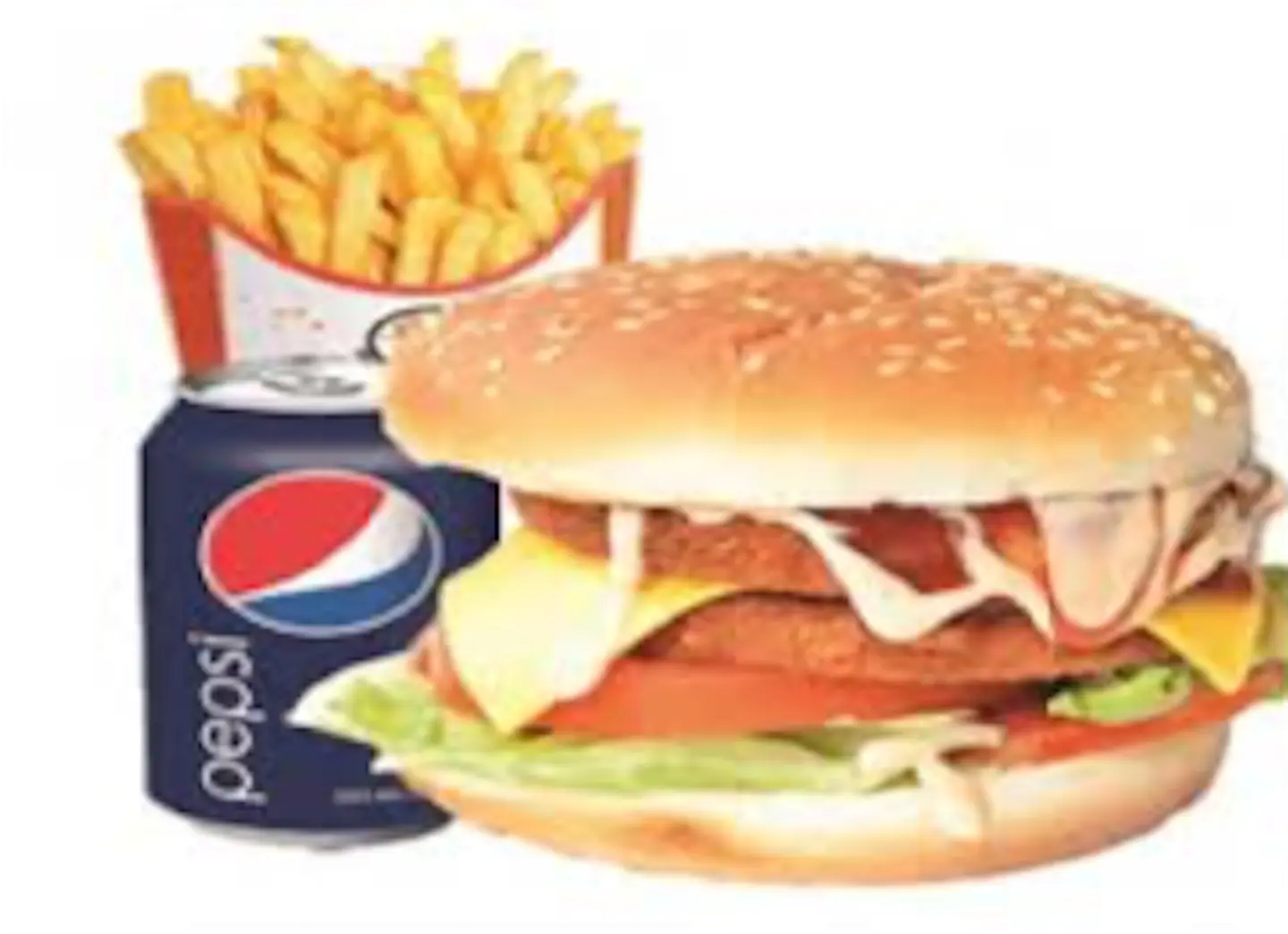 Double Zinger Meal With Cheese