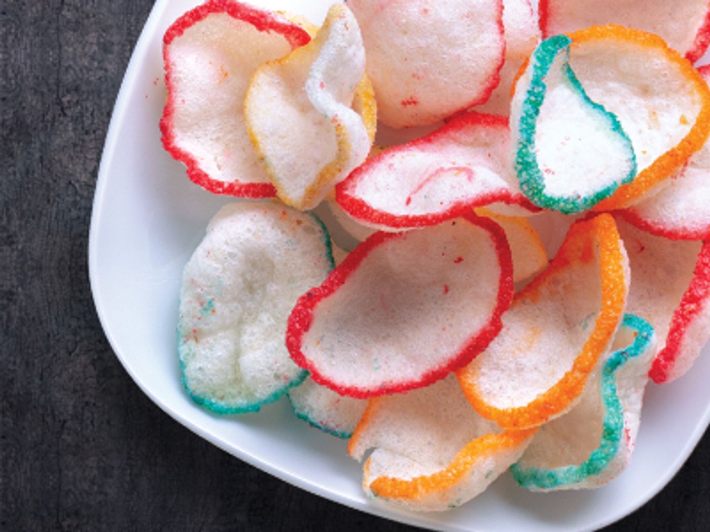 Colorful Garlic Krupuk