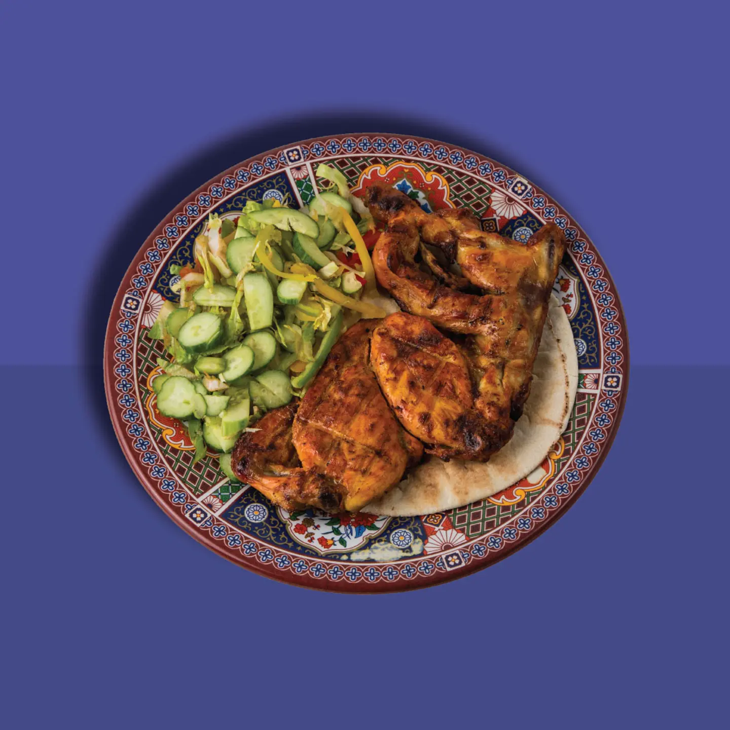 Half Barbecued Chicken