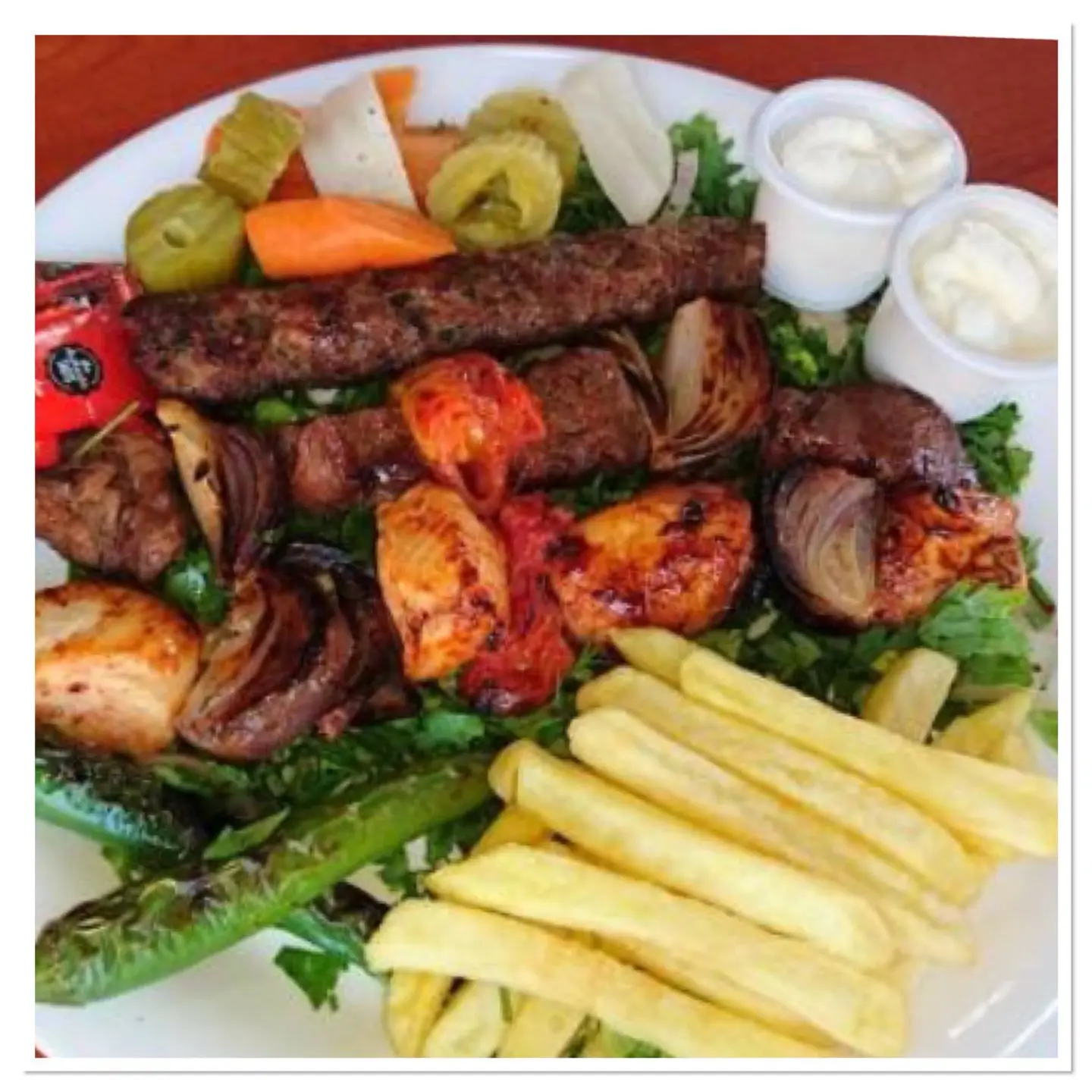 Mixed Grills With Rice - Single