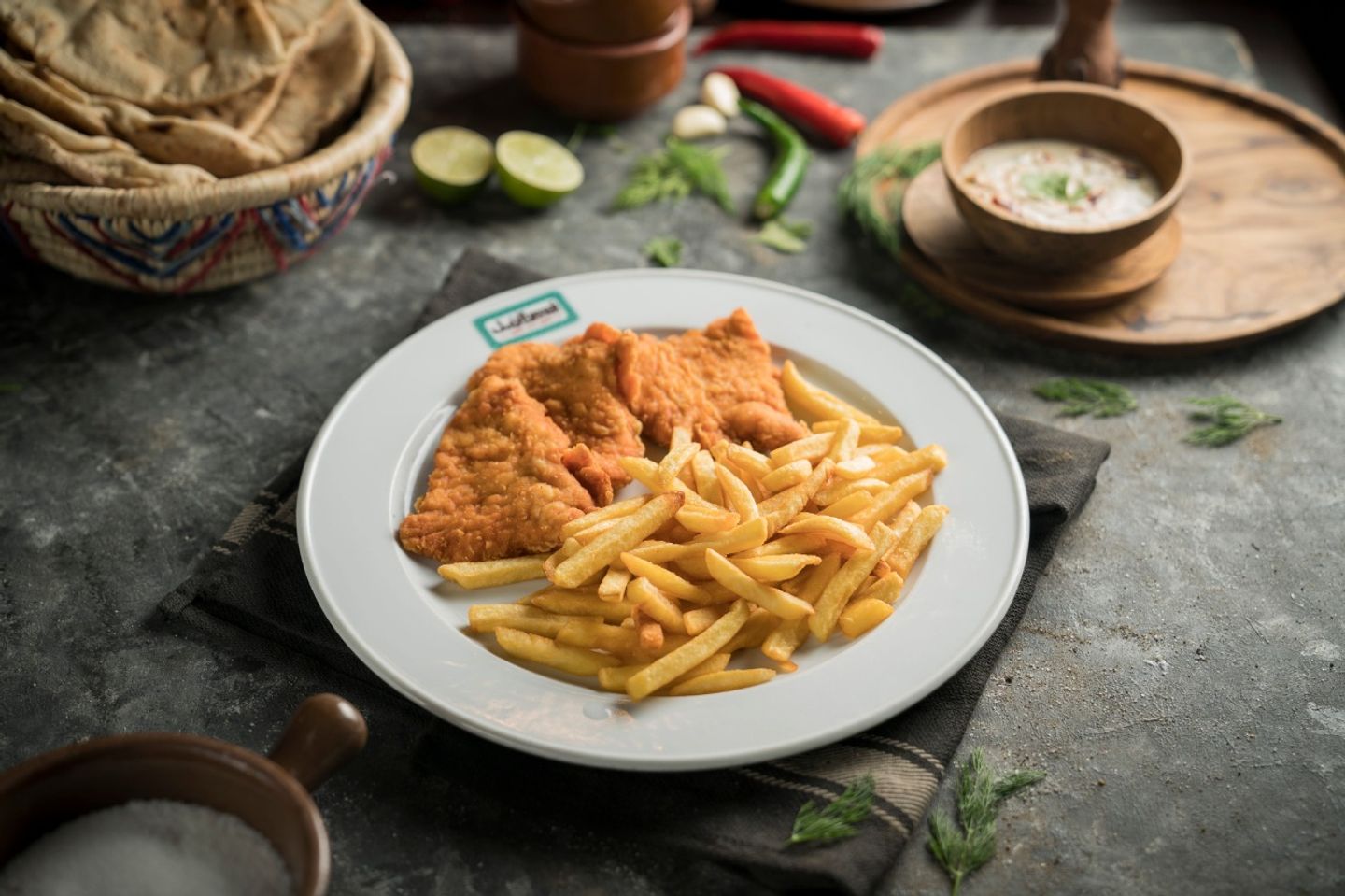 Chicken Pane With Potato
