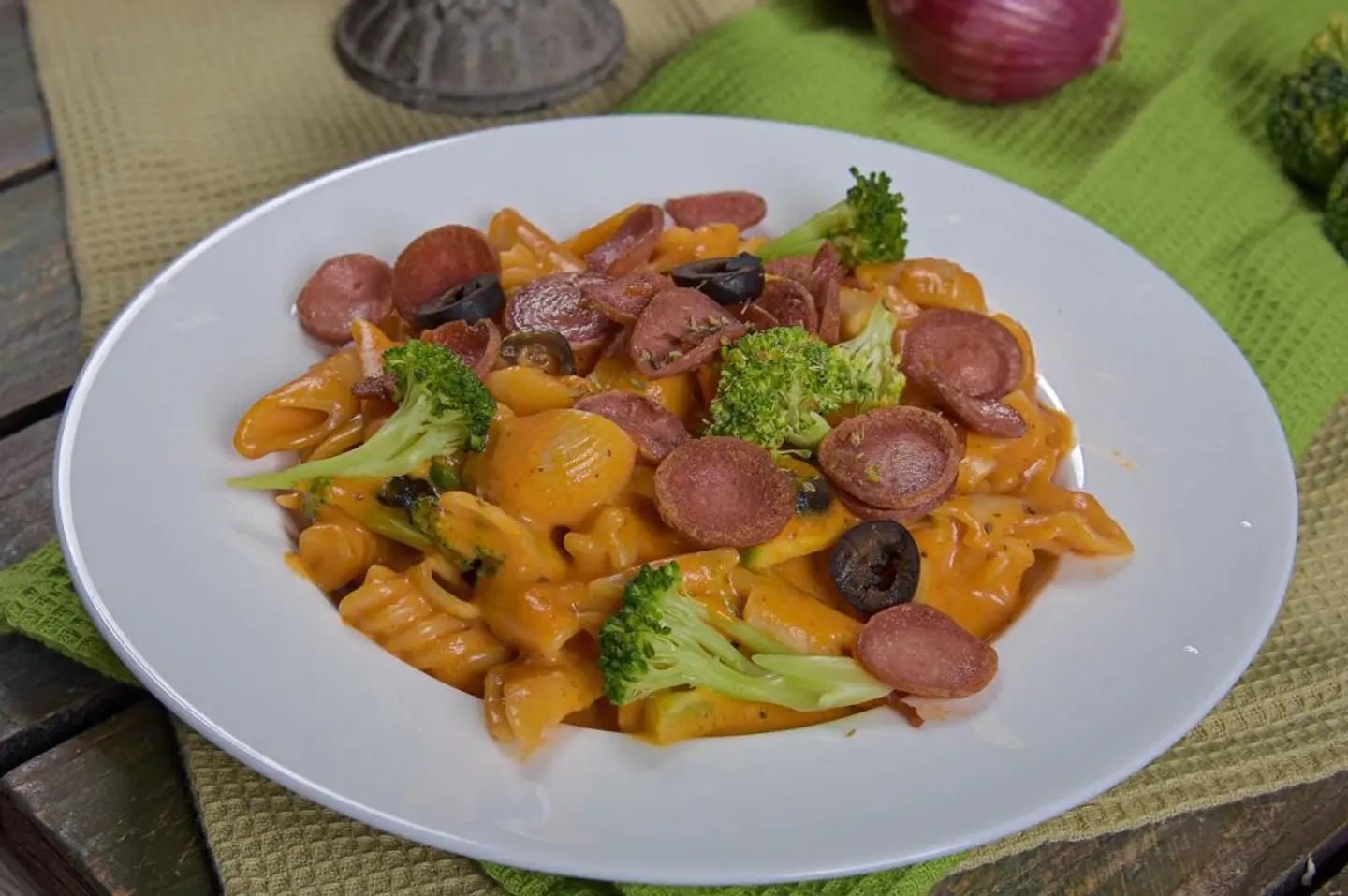 Hot Dog Pasta