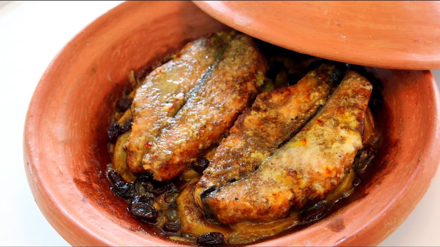 طاجن سلمون مغربي