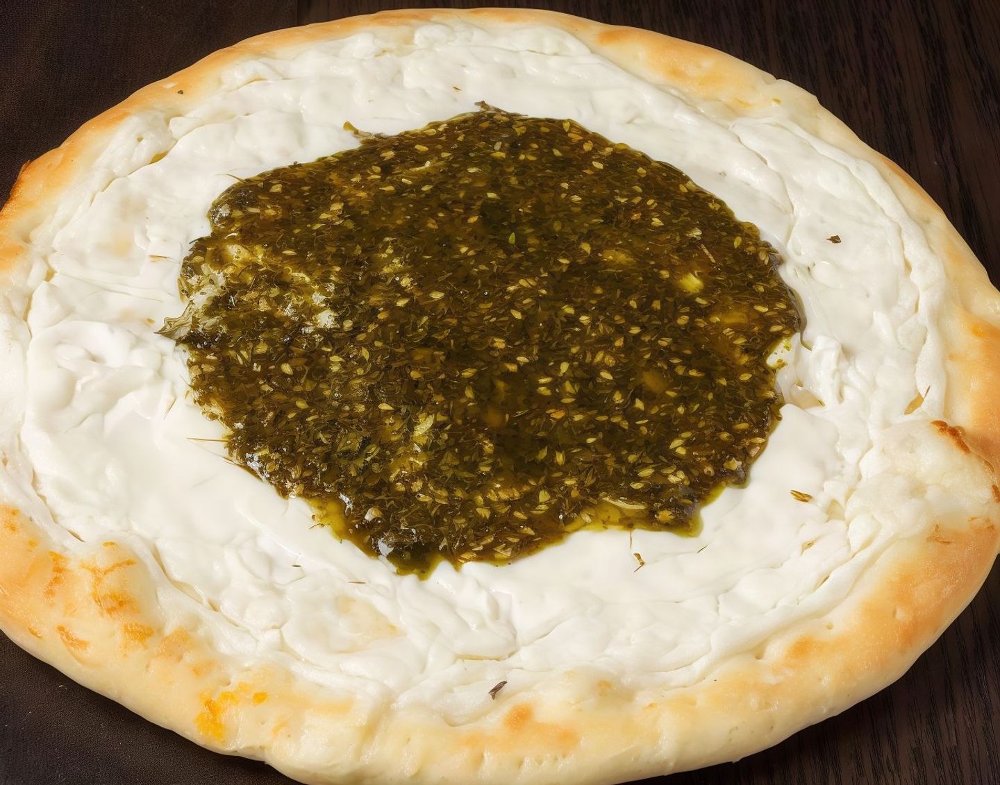منقوشة لبنة زعتر